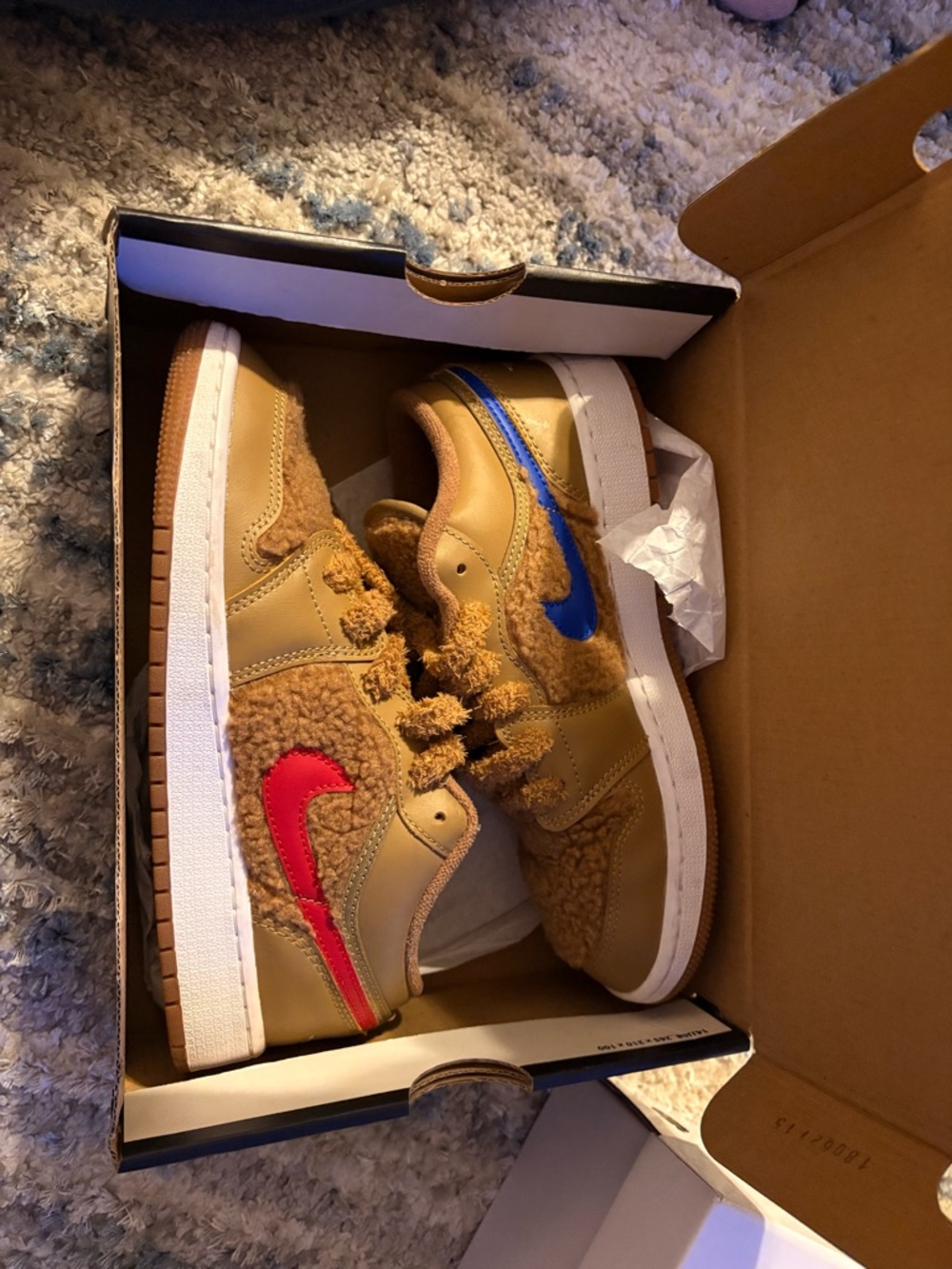 Nike air jordan 1 jow ‘teddy bear”
